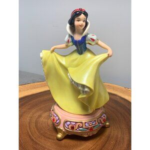 Disney Snow White 7" Jeweled Base Dancing figurine - Porcelain Made In Sir Lanka
